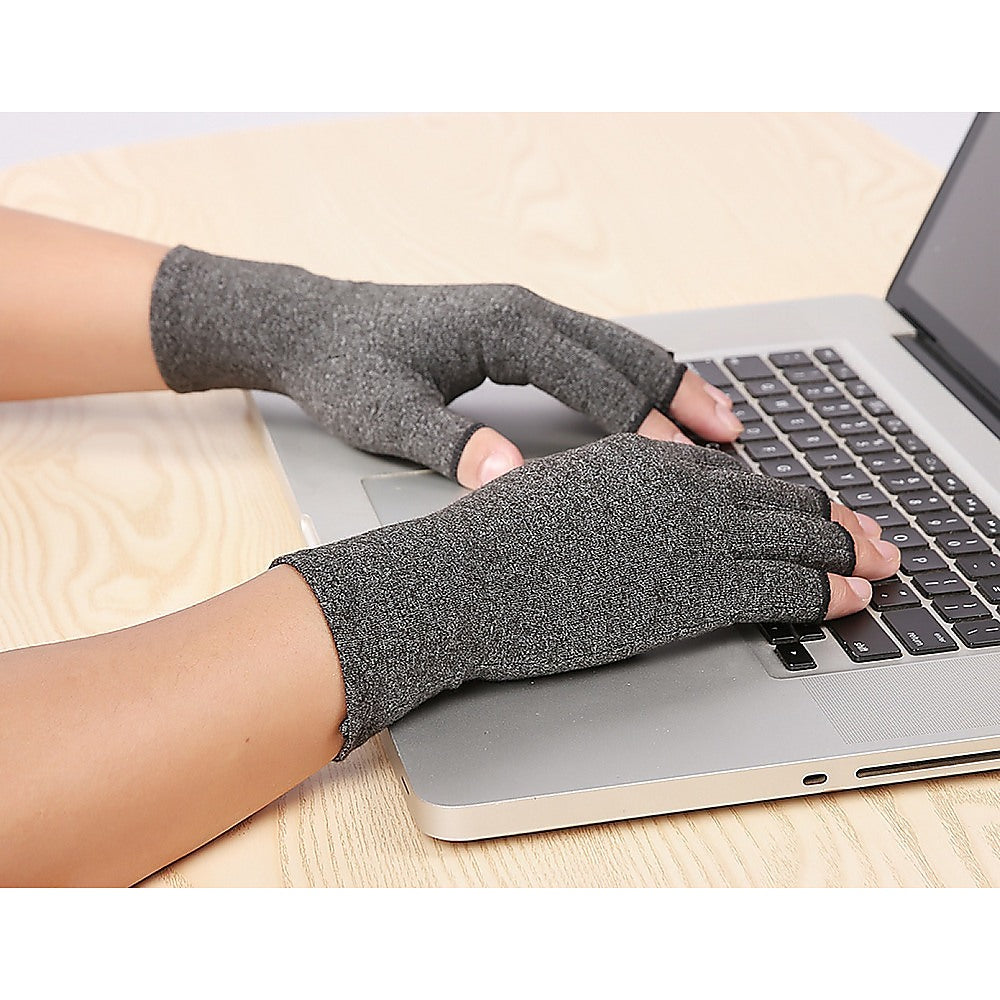 Arthritis Gloves Compression Joint Finger Hand Wrist Support Brace -