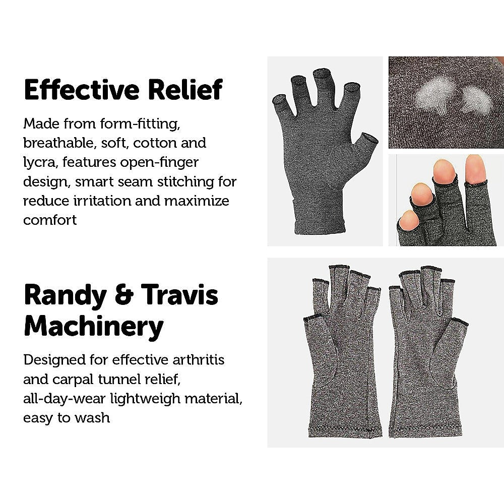 Arthritis Gloves Compression Joint Finger Hand Wrist Support Brace -