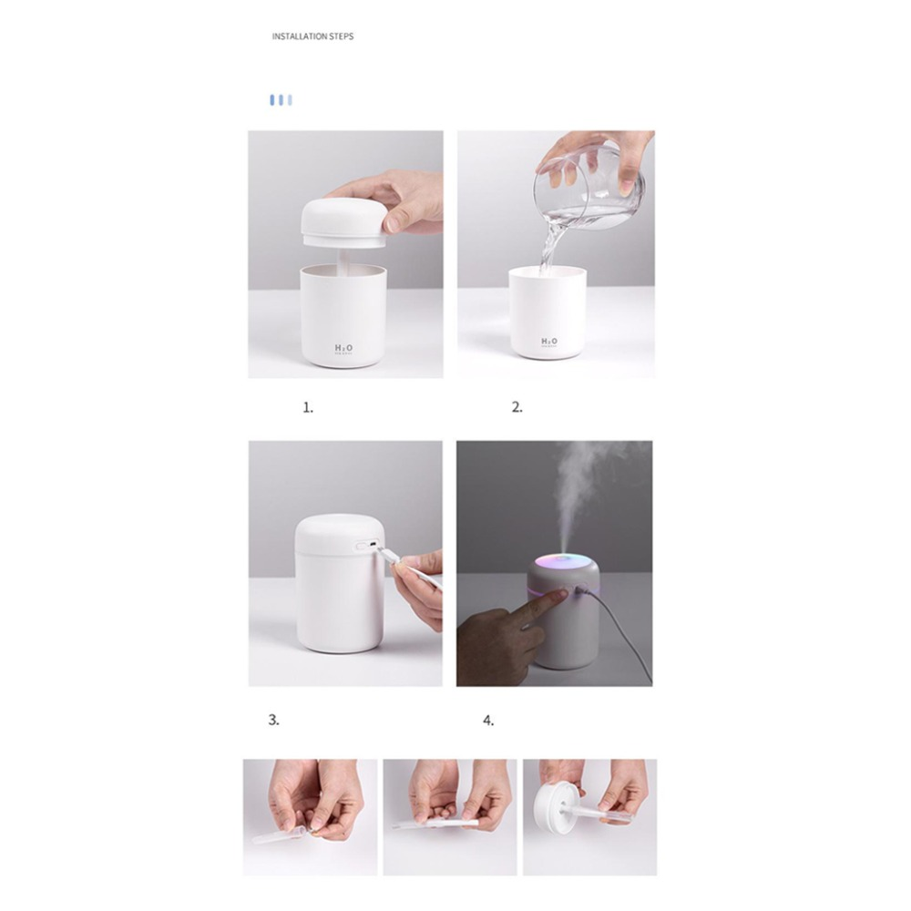 Mini Air Humidifier & Aroma Diffuser